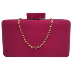 Imagem de Bolsa De Festa Clutch Tecido Telado Fecho Acrílico S-210 - Lika Online