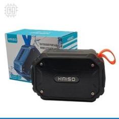 Imagem de Caixa de Som Bluetooth Portátil Rádio Resistente à Água - Kimiso 112