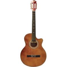 Imagem de Violão Nylon Acústico Cutaway Marrom Com Tensor Urban - Vinik
