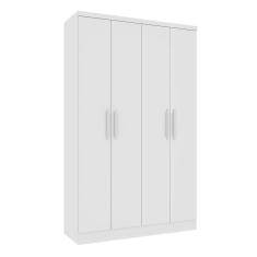 Imagem de Guarda-Roupa Solteiro Amsterdam I 4 pt 2 gv Neve