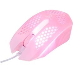 Imagem de Mouse Geek Pro Series Com fio USB 2.0 Rosa com LED - Maxprint