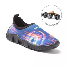 Imagem de Tênis Infantil Pé com Pé Calce Fácil Sem Cadarço-Masculino