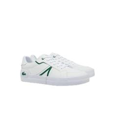 Imagem de Lacoste Tênis masculino L004, Branca/Grn, 42