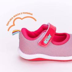 Imagem de Tênis Infantil Bebê Calce Fácil Kidy Colors Sandal Rosa