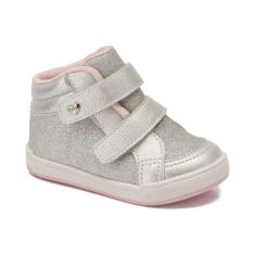 Imagem de Tênis Infantil Klin Botinha Moon Baby Prata Glitter 218.089-Feminino