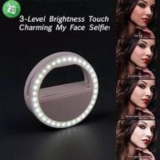 Imagem de Clipe Anel Led Flash Selfie 3 Níveis De Luz Celular Noteboo