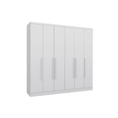 Imagem de Guarda Roupa Casal 6 Portas 4 Gavetas Veneza Tcil Neve
