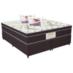 Imagem de Cama Box Queen (Box + Colchão) Gazin de Mola - Ensacada 53cm de Altura