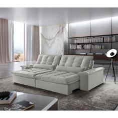 Imagem de Sofá Victory Linho 02 Módulos De 90cm B25cm Meu Sofá Online A230 Linho Cinza