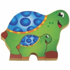 Imagem de Quebra Cabeça Zoo Filhotes Tartaruga - Maninho Artesanatos