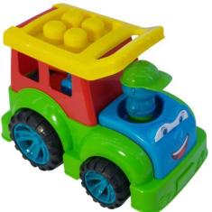 Imagem de Brinquedo Carrinho Didatico Pedagogico Com Peças De Encaixar - Divplas