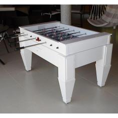 Imagem de Mesa Pebolim Madeira Maciça Profissional Totó Esp Oficial