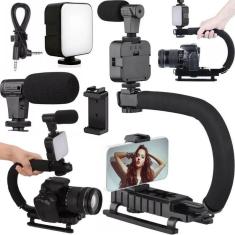 Imagem de Estabilizador Imagem Câmera Dslr Suporte Celular Steadicam