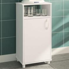 Imagem de Armário de Cozinha para Bebedouro Diamantino 1 Porta Branco - Pnr Móve