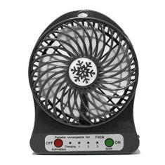 Imagem de Ventilador da luz do diodo emissor de luz Refrigerador de ar elétrico Mini mesa Ventilador do USB Passatempos da forma Ventilador da mesa Ventilador pessoal de 3 velocidade Modo Ventilador