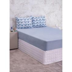 Imagem de Jogo de Lençol Plush Solteiro Estampado Quentinho 2 Pç