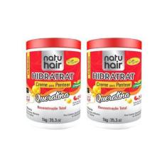 Imagem de Creme Para Pentear Natuhair 1k Queratina - Kit C/ 2un