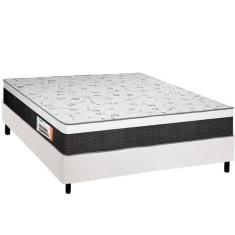 Imagem de Cama Box Casal: Colchão Espuma Plumatex D28/Ep Anatômico Falcon Ultra