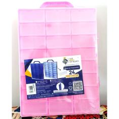Imagem de Maleta Para Miniaturas 1:64 24 Nichos Premium - Rosa - TKB-0030-8 - The King Of Boxes