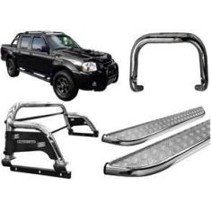 Imagem de Kit Quebra Mat+Santo Antonio H3+ Estribo Fontier 2007 Cromo