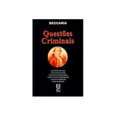 Imagem de Questões Criminais - Beccaria, Cesare - 9788572835466