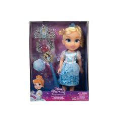 Imagem de Boneca Princesas Disney Com Varinha e Tiara Multikids