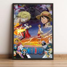 Quadros Decorativos 5 Peças Anime One Piece Personagens 3D em Promoção na  Americanas