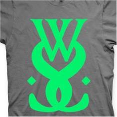 Imagem de Camiseta While She Sleeps Chumbo e Verde em Silk 100% Algodão