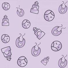 Imagem de Papel de Parede Infantil Baby 