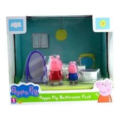 Imagem de Peppa Pig Cenário Banheiro Com bonecos Peppa E George - Sunny