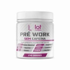 Imagem de Pré Treino Sem Cafeína 240G Sabor Frutas Silvestres Lot Nutrition