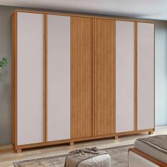 Imagem de Guarda-roupa Ollie 6 Portas 6 Gavetas 6 Prateleiras Com P s A