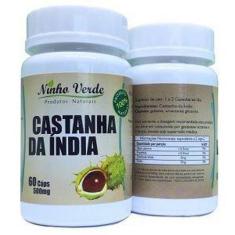Imagem de Castanha Da Índia 60 Cápsulas 500 Mg Ninho Verde