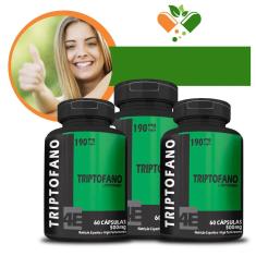 Imagem de Kit Com 3 L-Triptofano 500Mg 60 Cápsulas