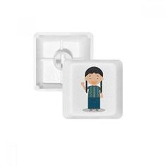 Imagem de Kit de atualização para jogos com teclado mecânico PBT de desenho animado Guatemala