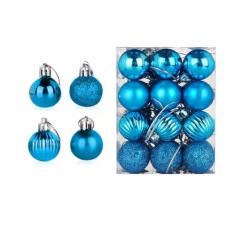 Imagem de Enfeites de árvore de Natal de 3 cm, conjunto de decoração de bola de Natal de 24 quilates para decoração de outono de Halloween, vermelho, verde e dourado, conjunto de enfeites de árvore pendurada à