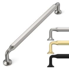 Imagem de 9BUILD Pacote com 10 puxadores de armário de 7,5 polegadas puxadores de armário de cozinha de níquel acetinado escovado ferragens de armário puxadores de cozinha para armários puxadores de gaveta de