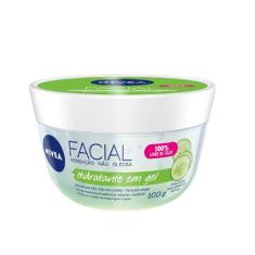 Imagem de Creme Nivea gel 100g verde fresh pele oleosa pepino hialurônico para o rosto