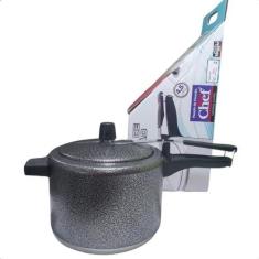 Imagem de Panela de Pressão Craquelada com Valvula de Segurança de Silicone Bon Chef 4,5 litros