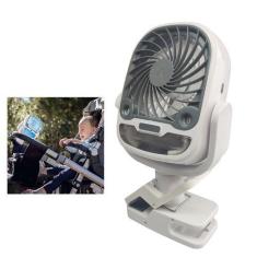 Imagem de Ventilador de Mesa Umidificador Agua Bateria Recarregavel USB Gancho G