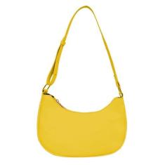 Imagem de Bolsas de ombro pequenas crescentes para mulheres, linda bolsa de mão mini clutch underarm, Amarelo