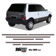 Imagem de Kit Faixas Fiat Uno 1.6R Mpi 1994 Adesivos Modelo Original