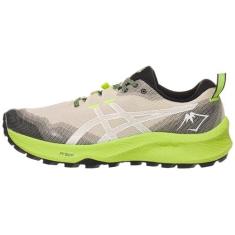 Imagem de ASICS Tênis de corrida masculino GEL-Trabuco 12, aveia/branco, 41