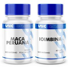 Imagem de Maca Peruana 500mg 60Cap + Ioimbin 5mg 60caps