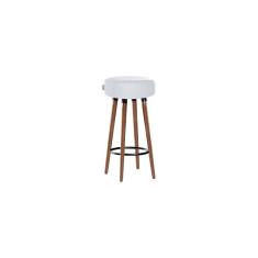 Imagem de Banqueta Alta Pés Palito Roma Branco 70cm