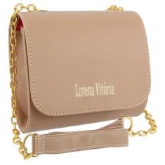 Imagem de Bolsa Feminina Pequena Alça Corrente Lateral Transversal Tiracolo - Lo
