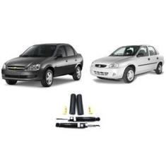 Imagem de Amortecedor + Kit Batente Corsa Sedan Traseiro 1998 Até 2002 Super 1,0 1,6