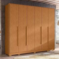 Imagem de Guarda Roupa Casal Fascinio 6 Portas Cinamomo Móveis Albatroz
