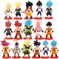 Imagem de Boneco de ação Dragon Ball Z Gohan Vegeta 6-8cm - 16 unidades