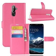 Imagem de Oukitel K5, capa carteira flip de couro PU premium com compartimento para cartão, suporte e fecho magnético [capa interior à prova de choque de TPU] Compatível com Oukitel K5